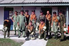 Pilots of 20 Squadron  at RAF Tengah, Singapore